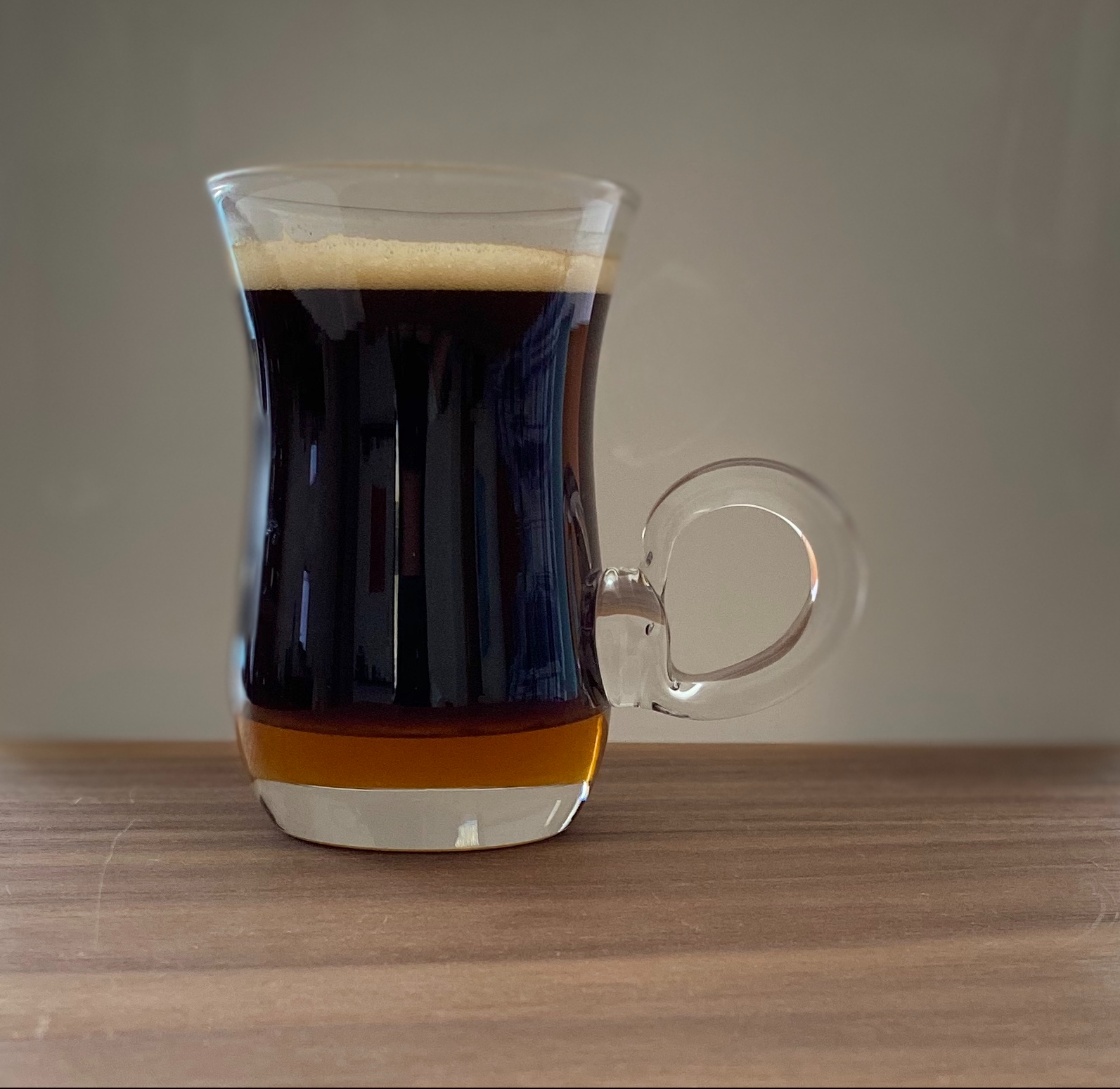 Espresso con miel de abeja